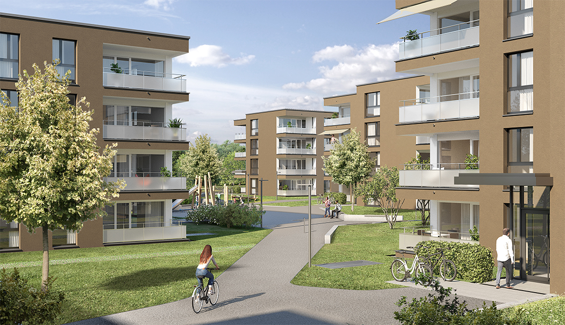 PLUS DE 4 APPARTEMENTS DE 2.5 PIECES<br><br>la vie au vert